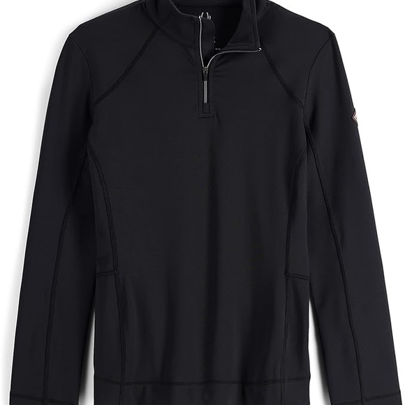SPYDER WOMEN’S BASELAYER 1/4 ZIP TOP   HIGH PERFORMANCE COMFORT - Picture 1 of 3